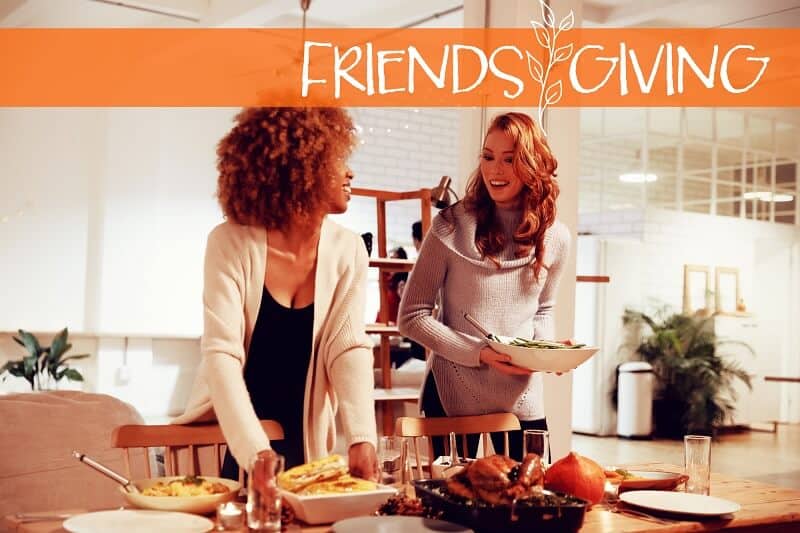 Friendsgiving concept