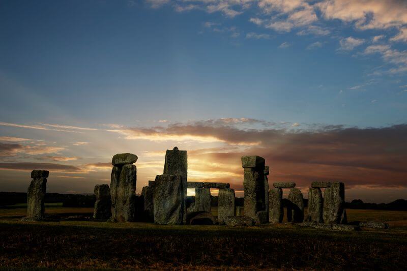 Sunrise at Summer Solstice in Stonehenge UK