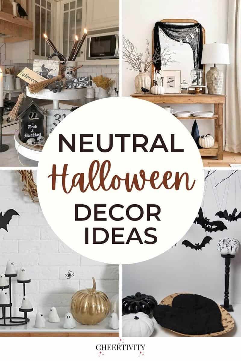 Neutral Halloween Decor Ideas