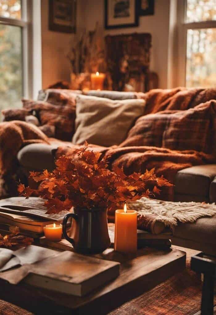 Cozy Fall Living Room Aesthetic