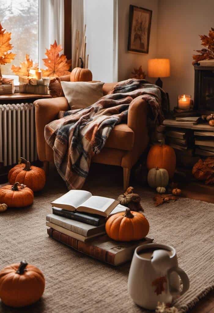 Cozy Fall Reading Nook