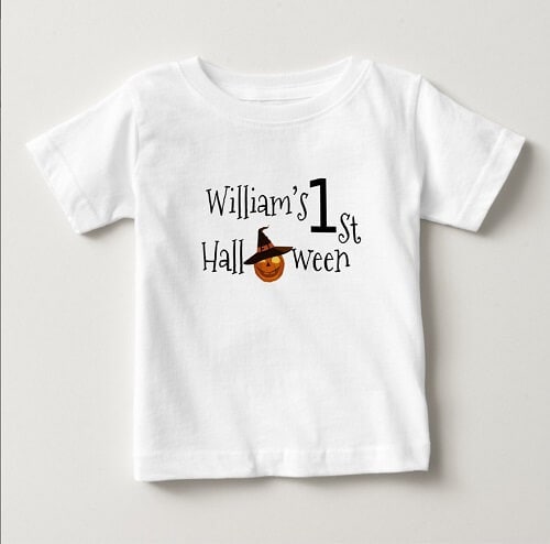 1st Halloween Personalized T-shirt