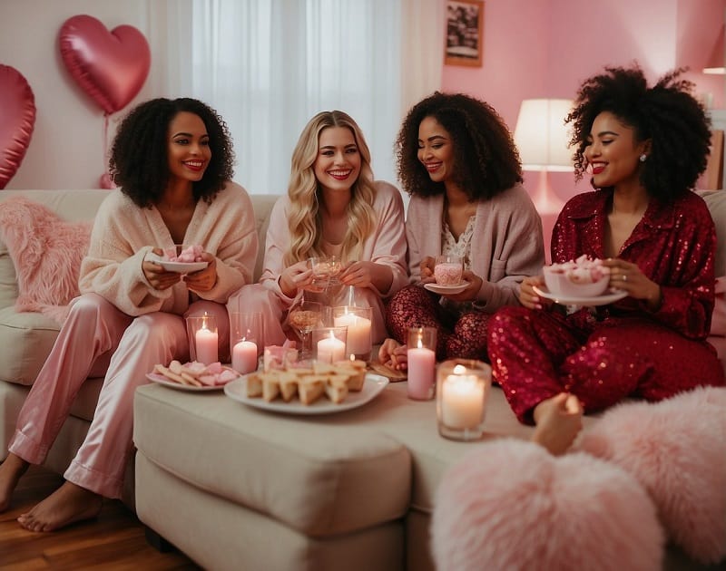 Galentine’s Day Slumber Party