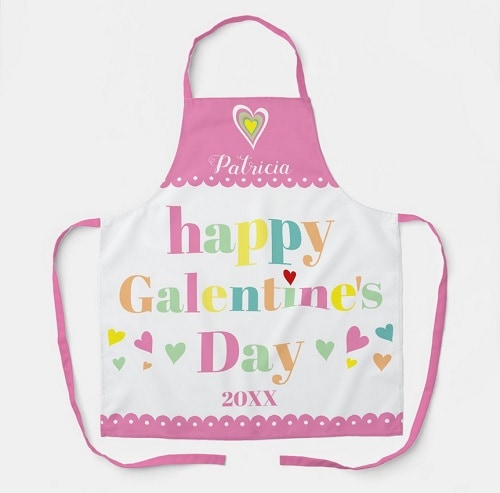 Personalized Galentine's Day Apron