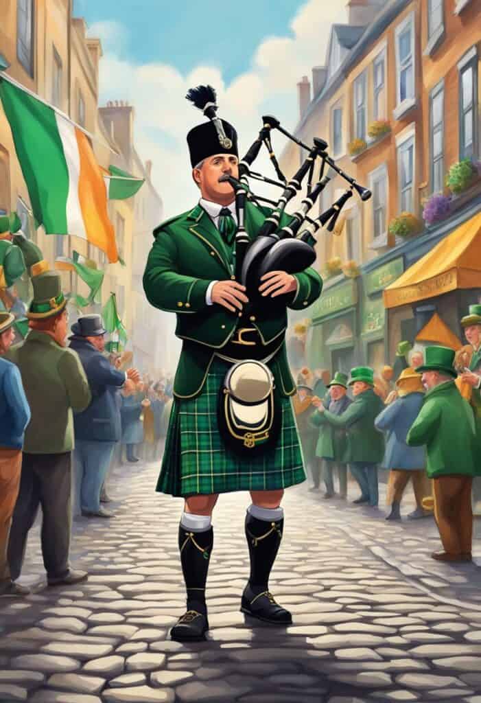 St. Patrick's Day Bagpipe