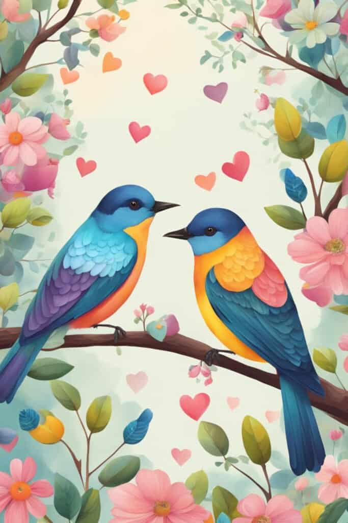 Valentine Birds