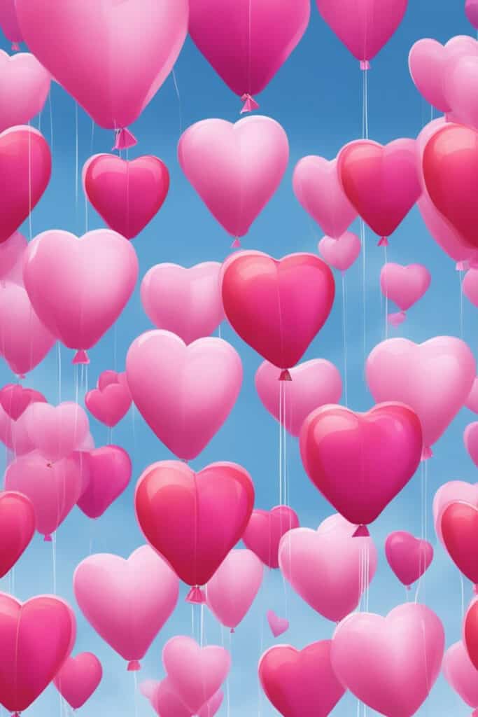 Valentine's day Balloons Heart-Shaped