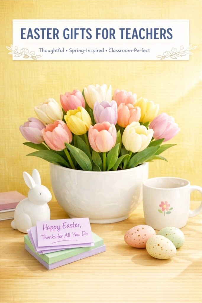 Easter Gifts for Teachers pinterest image