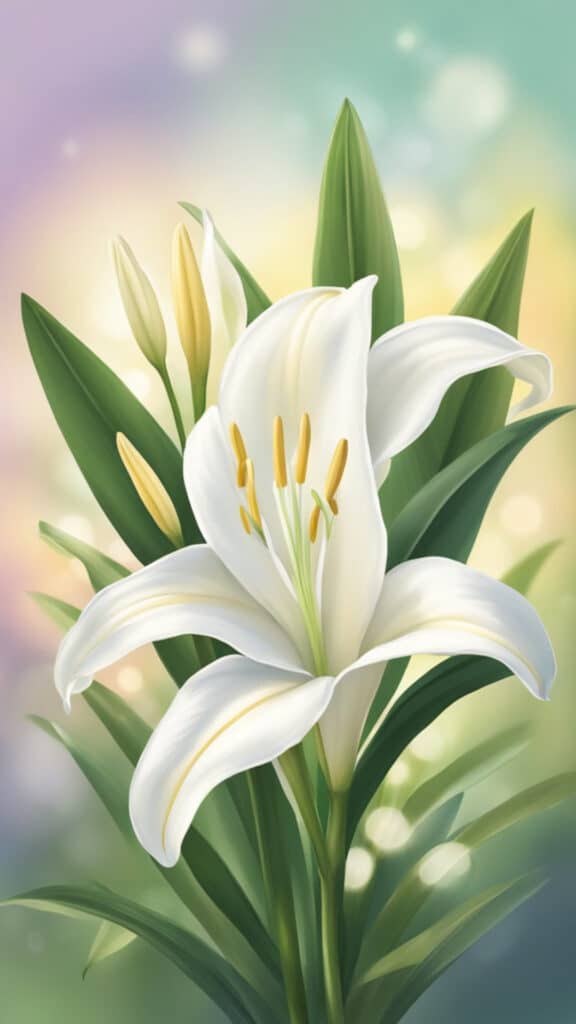 Easter Lily Phone Background