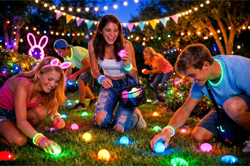 Glow-in-the-Dark Easter Egg Hunt