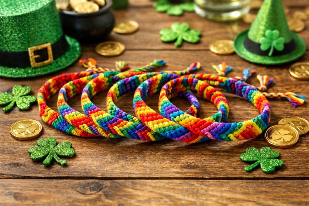 Rainbow Friendship Bracelets