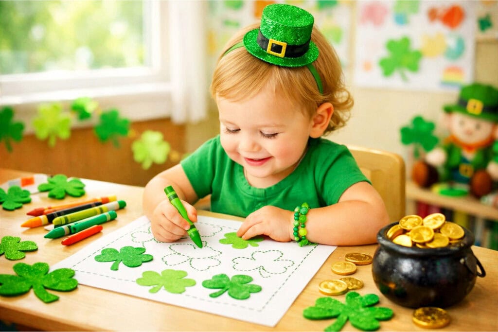 St. Patrick's Day Tracing Worksheets