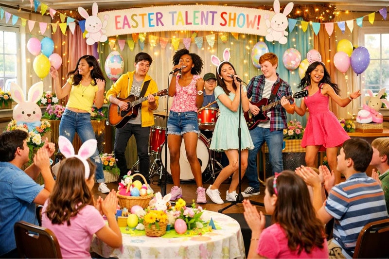 Teen Talent Show with Easter Twist