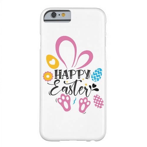 Cute Bunny With Easter Eggs Phone Case