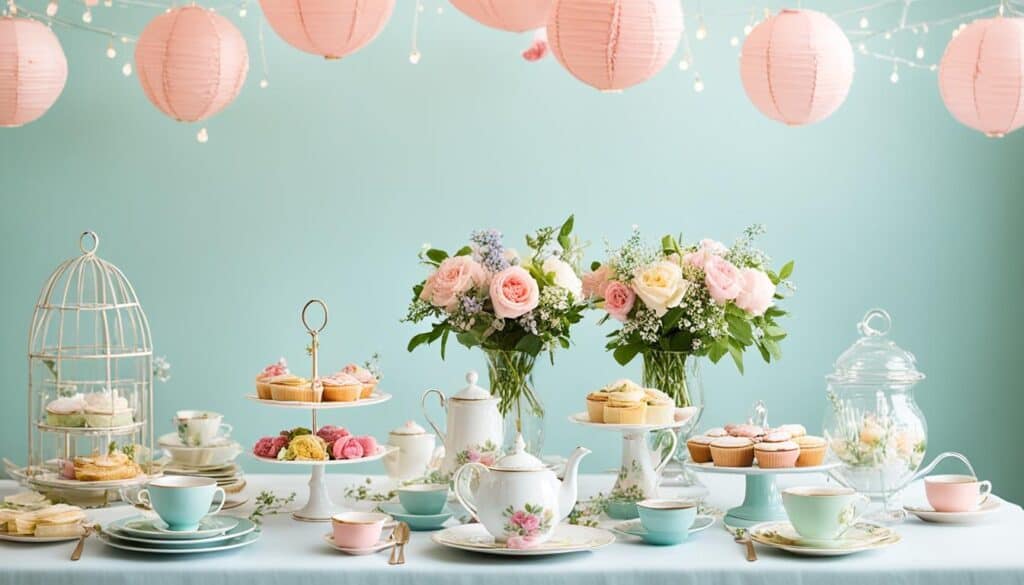 Elegant DIY Tea Party Decorations