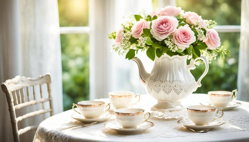 Enchanting Mother's Day Tea Party Floral Centerpiece