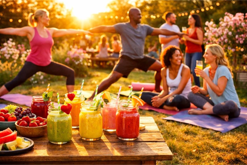 Sunset Yoga and Smoothie Social