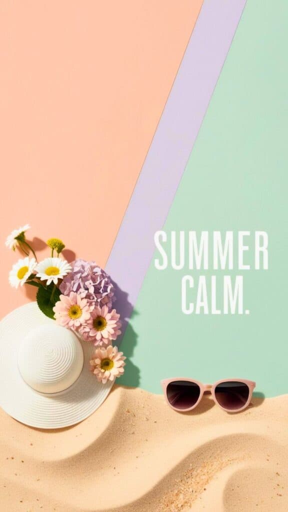 Summer Calm Phone Wallpaper 1