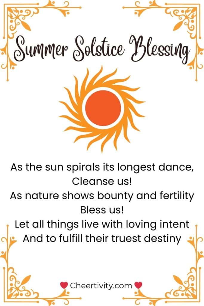 Summer Solstice Blessing