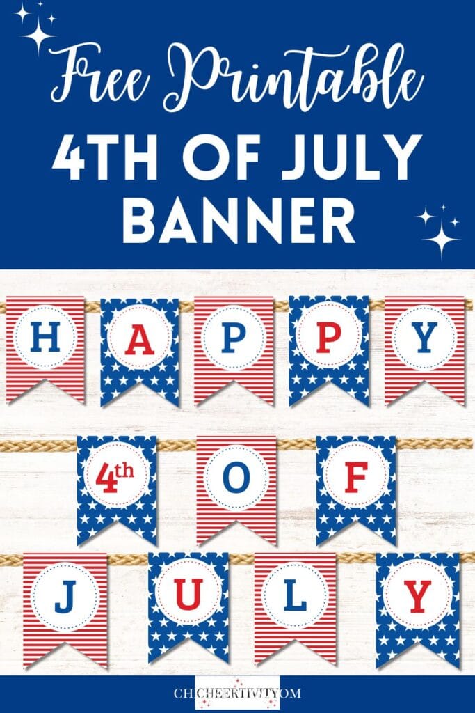 Free Printable 4th Of July Banner