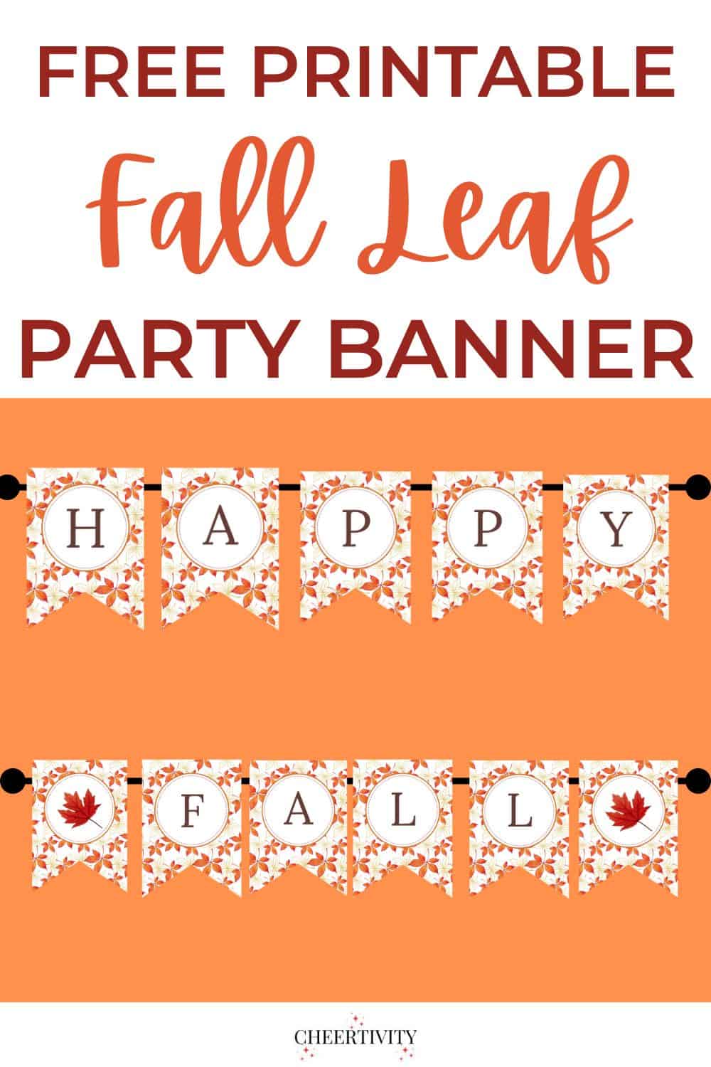 Free Printable Leaf Banner