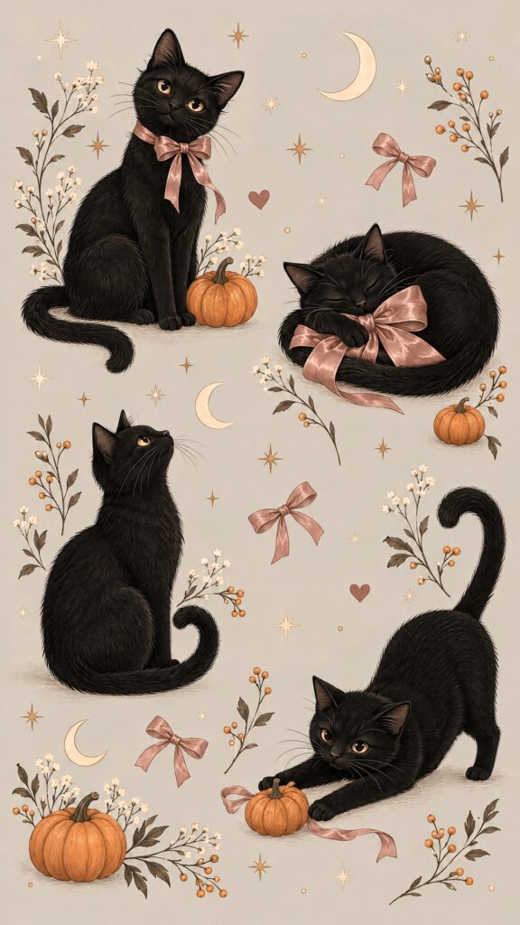Black Cat Coquette Bows