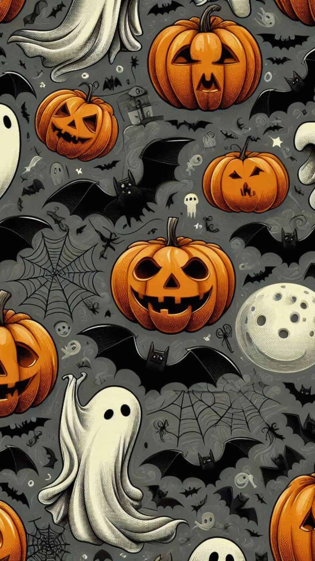 Grungy Halloween Wallpaper