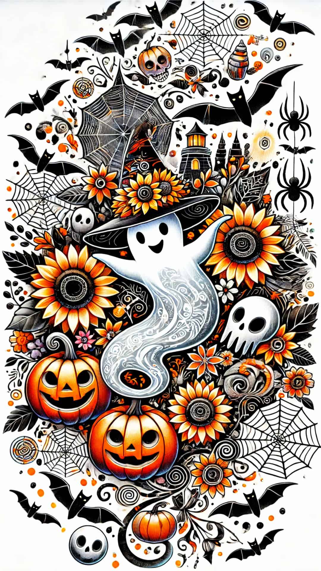 Cute Halloween Ghost Wallpaper