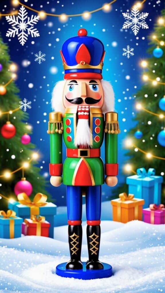 Christmas Nutcracker Phone Wallpaper