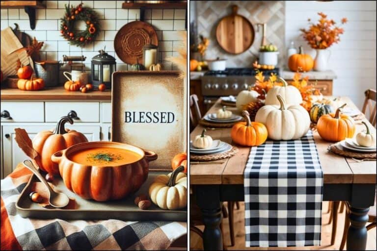 Farmhouse Fall Kitchen Decor Ideas featured