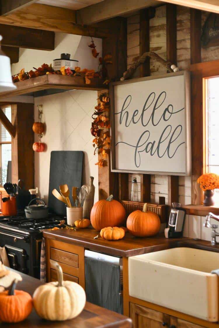 Farmhouse Fall Kitchen Sign