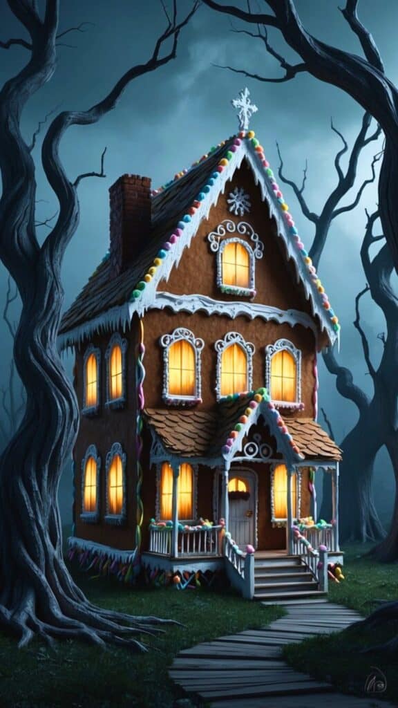 Haunted Gingerbread House