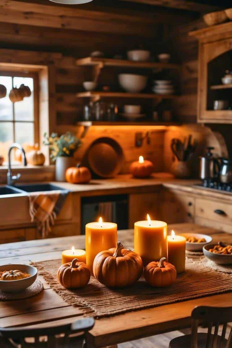 Pumpkin Spice Scented Candles