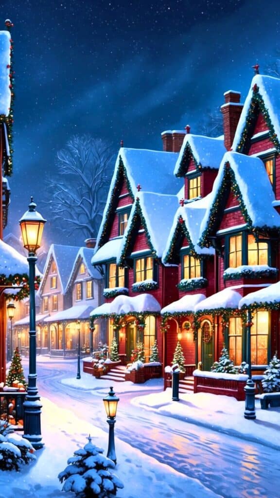 Victorian Era Winter Village