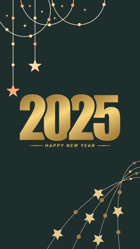 2025 Happy New Year Wallpaper 02