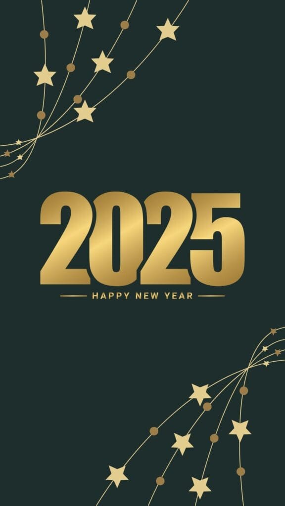 2025 Happy New Year Wallpaper 03