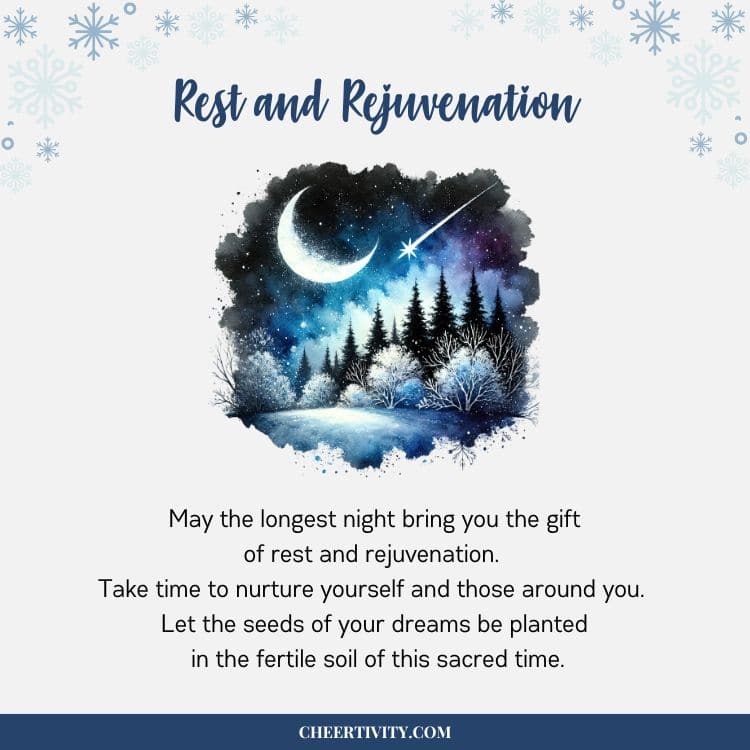 Winter Solstice Blessing for Rest and Rejuvenation