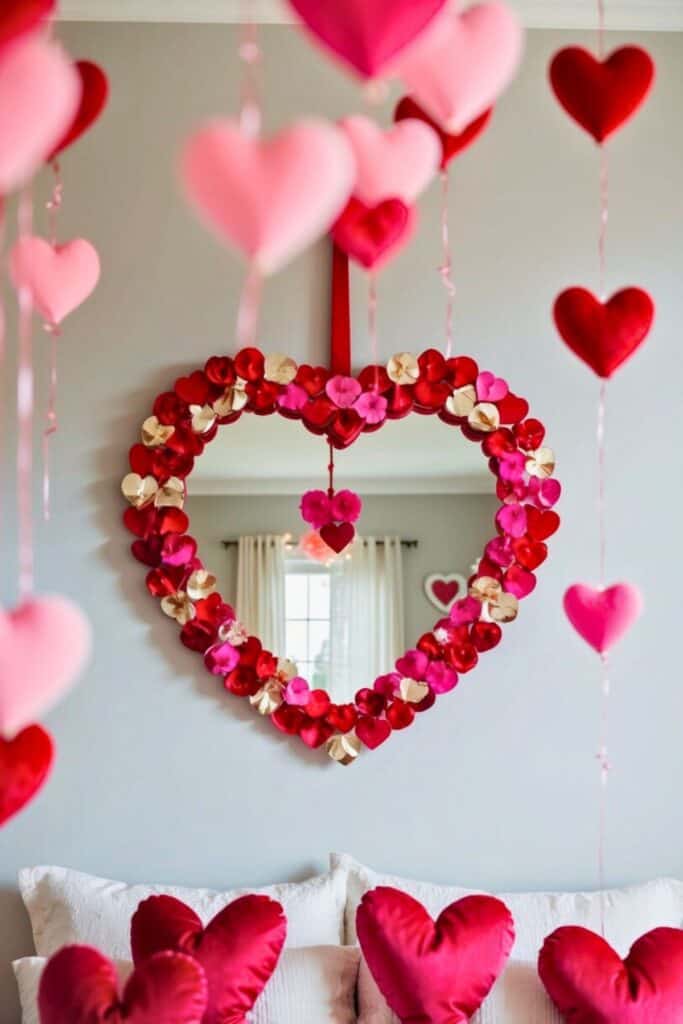 13 Heart-Shaped Wall Mirror