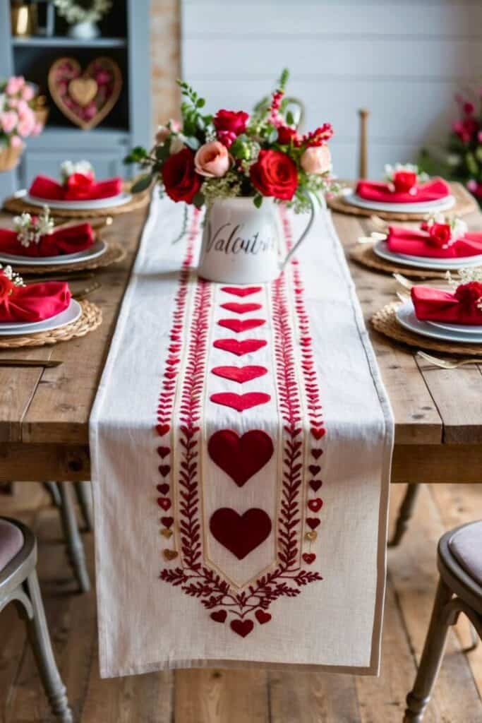 Embroidered Table Runner