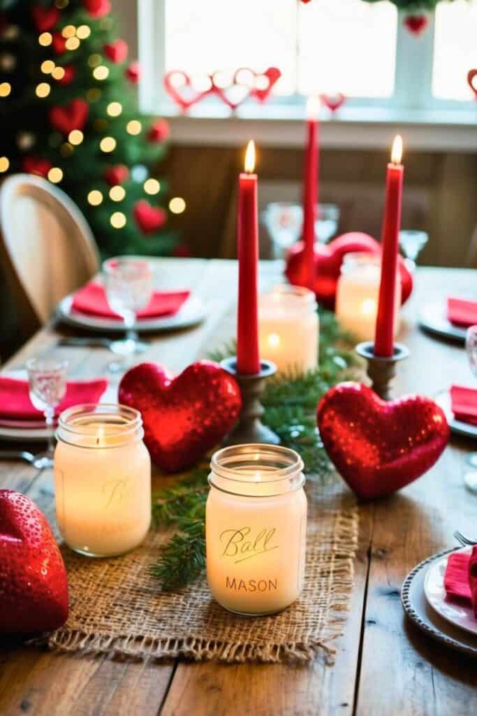 Mason Jar Candle Holders