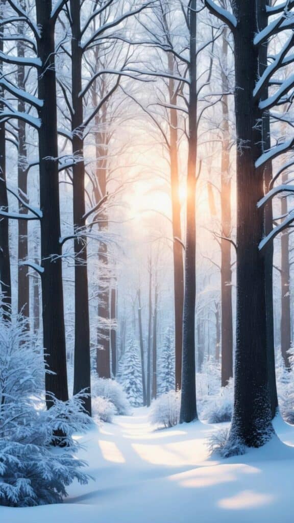 Slumbering Winter Woods