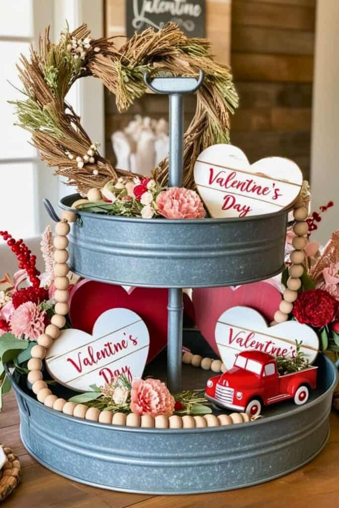 Valentine's Tiered Tray