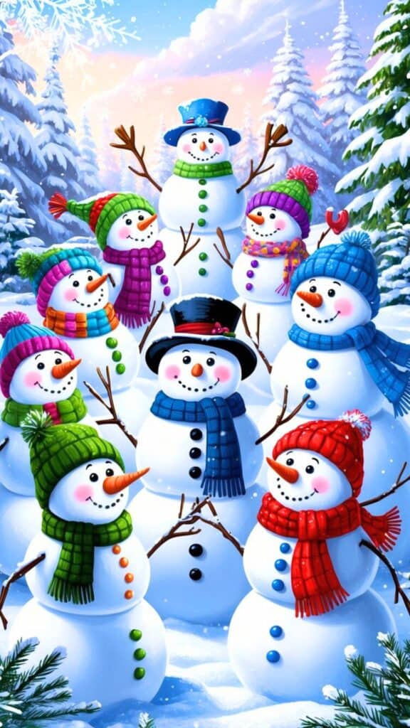 Whimsical Snowmen