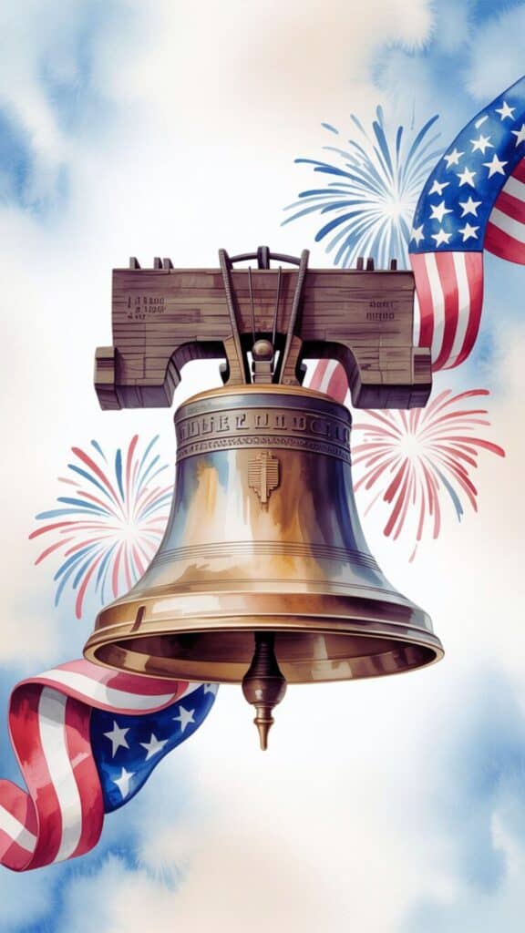 Classic Liberty Bell Illustration