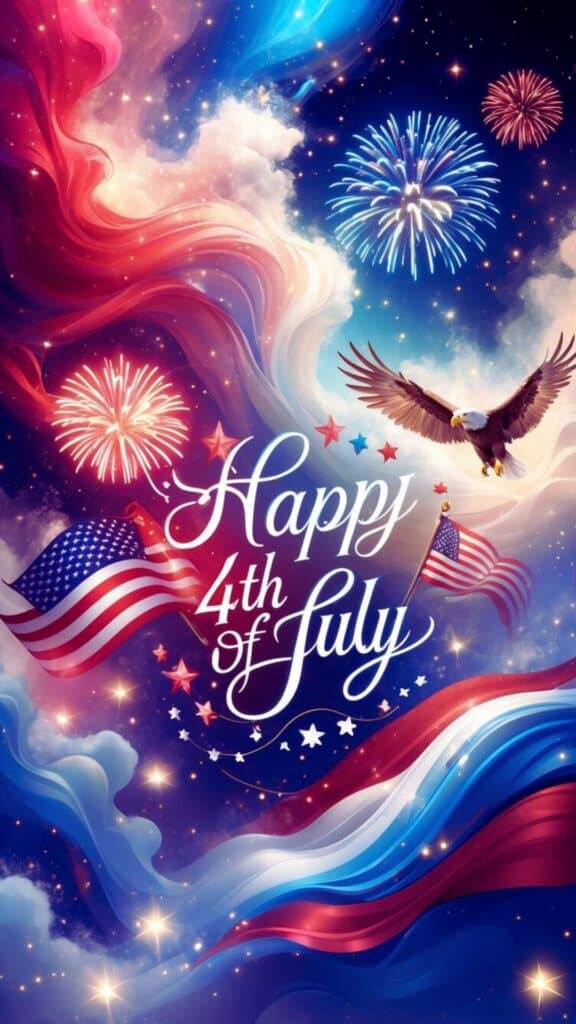Happy 4th of July Phone Background