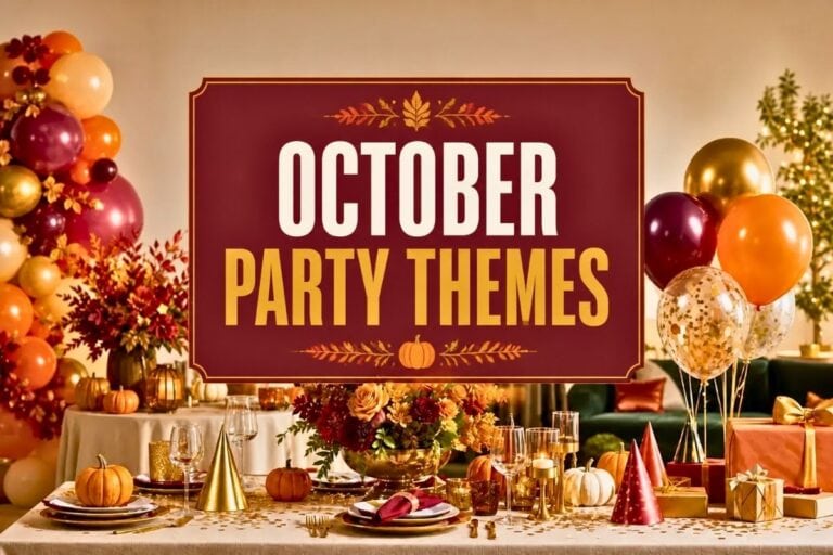 October Party Themes featured large