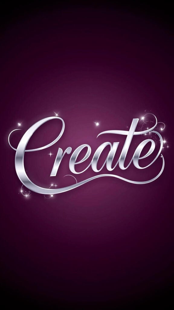 Create Word of the Year Phone Wallpaper