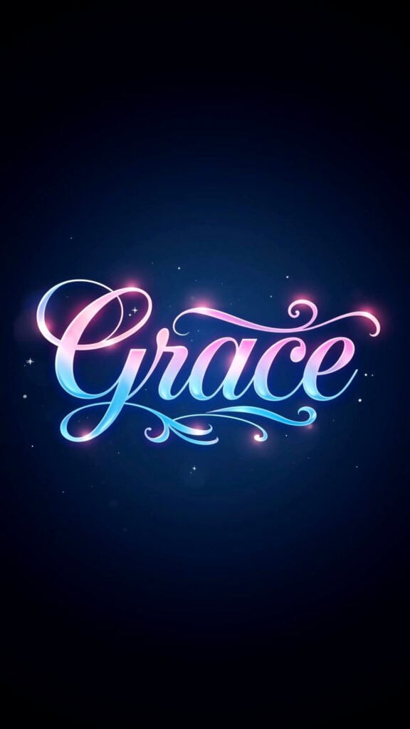 Grace Word of the Year Phone Wallpaper
