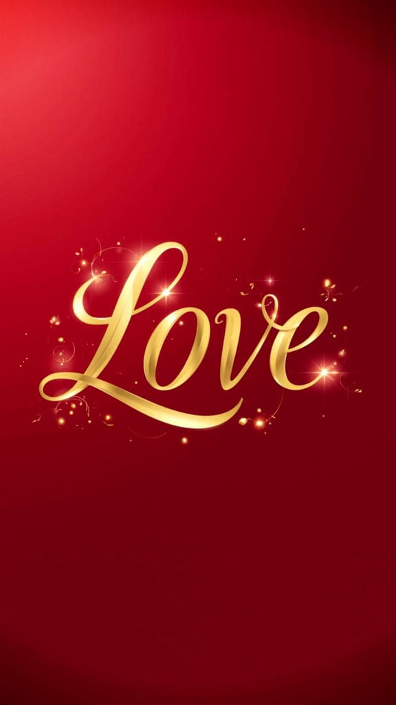 Love Word of the Year Phone Wallpaper