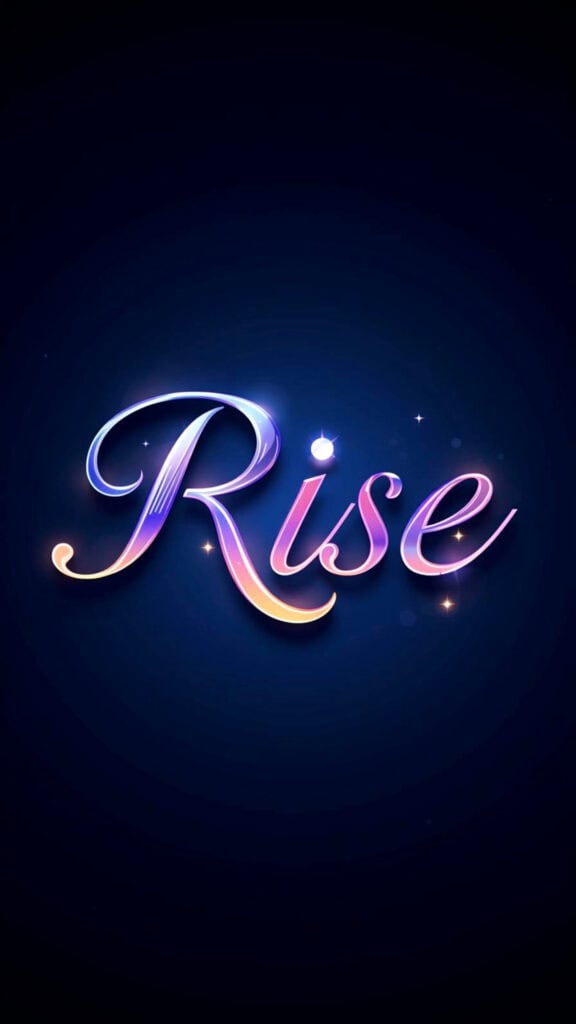 Rise Word of the Year Phone Wallpaper
